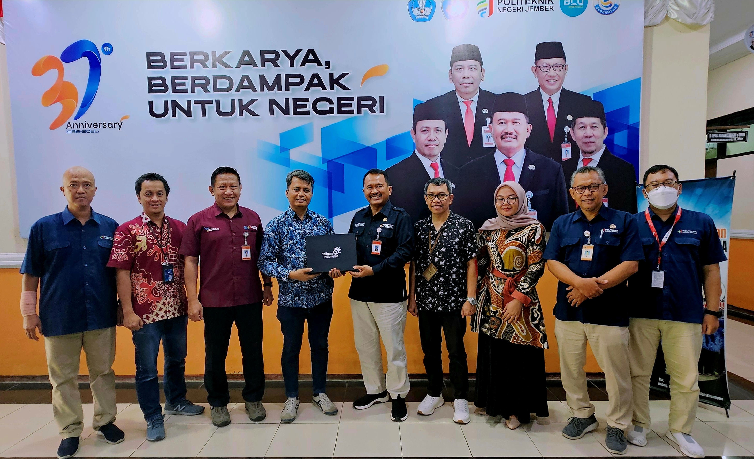 Management Visit PT. Telkom, Tbk Regional III ke Politeknik Negeri Jember thumbnail